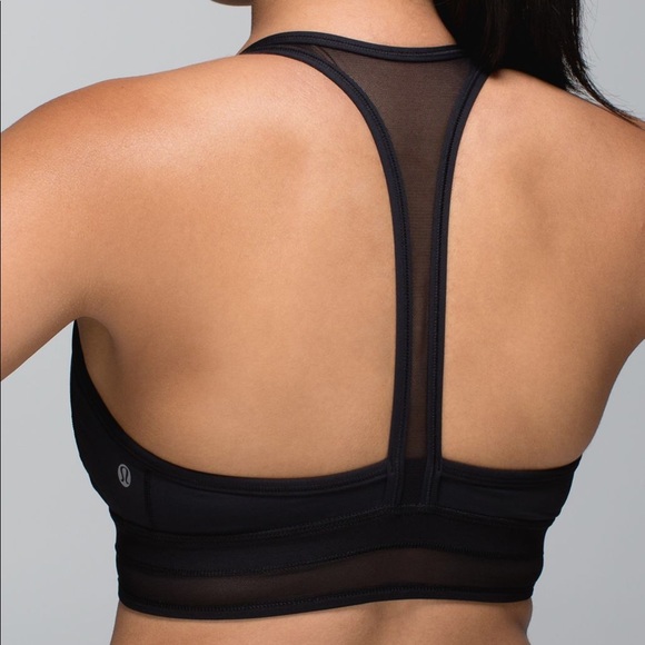 lululemon athletica Other - Lululemon seek the heat bra black sz 10